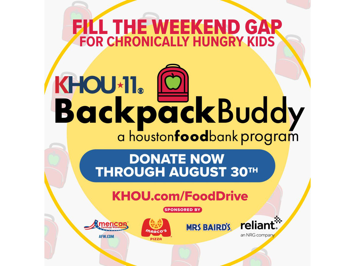 Fill the Weekend Gap with KHOU-11 and Houston Food Bank